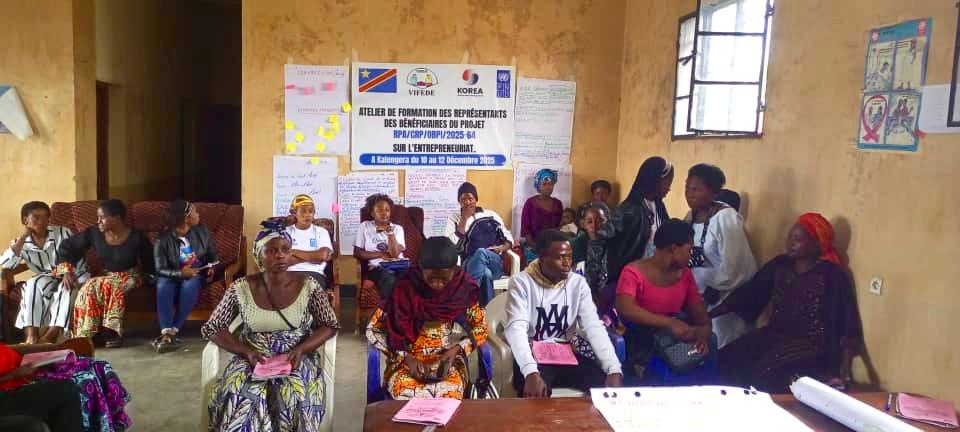 VIFEDE renforce les capacités entrepreneuriales de 100 personnes  participants au projet